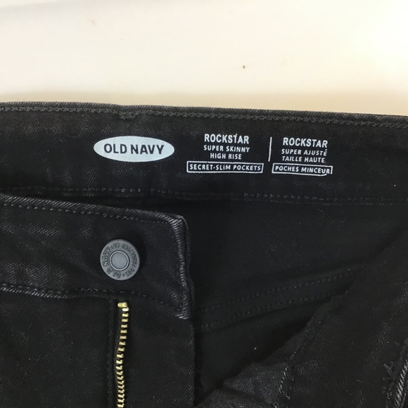 Old navy rockstar super skinny high rise jeans size 0 - Picture 4 of 5